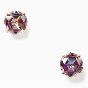 Kate Spade Bright Ideas Stud Earrings Berry Purple NIB